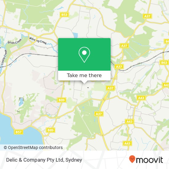 Delic & Company Pty Ltd map