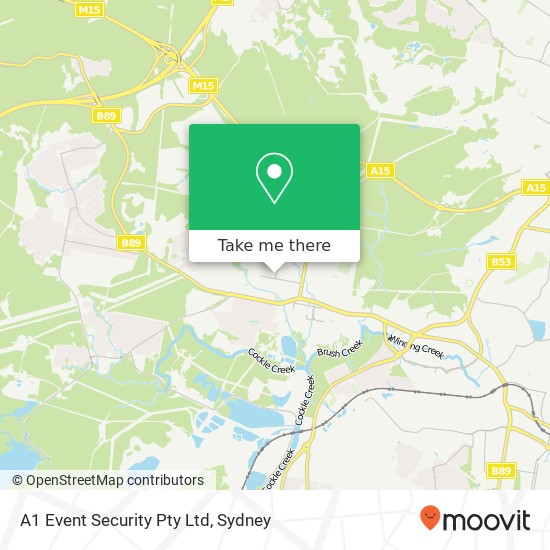 Mapa A1 Event Security Pty Ltd