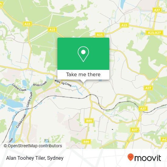 Alan Toohey Tiler map