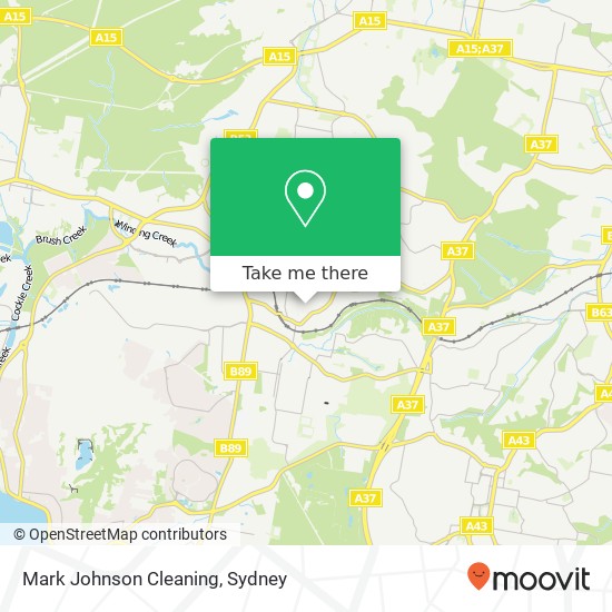 Mark Johnson Cleaning map