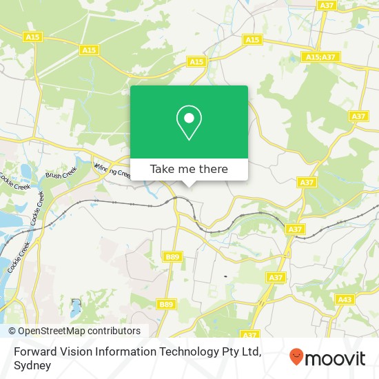 Mapa Forward Vision Information Technology Pty Ltd