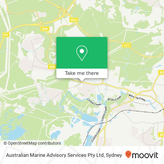 Australian Marine Advisory Services Pty Ltd map