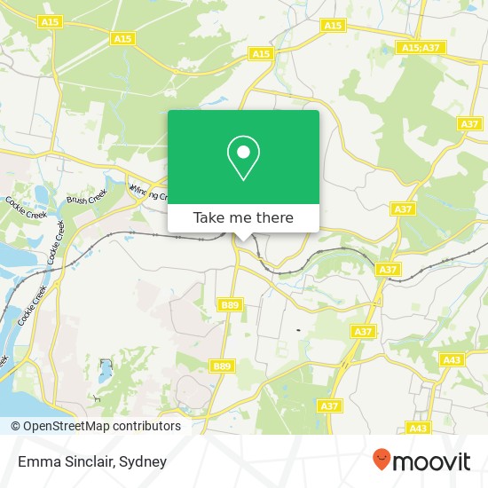 Emma Sinclair map