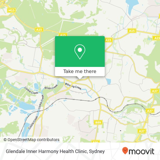 Glendale Inner Harmony Health Clinic map