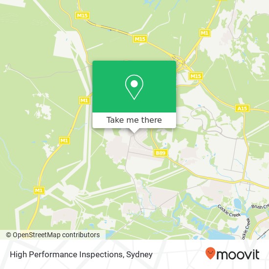 High Performance Inspections map