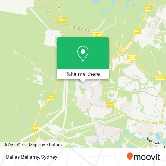 Dallas Bellamy map