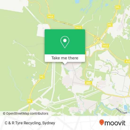 C & R Tyre Recycling map