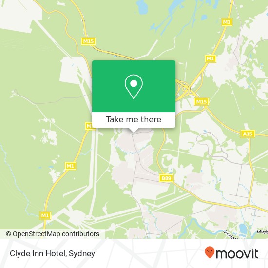 Mapa Clyde Inn Hotel