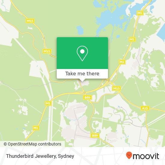 Thunderbird Jewellery map