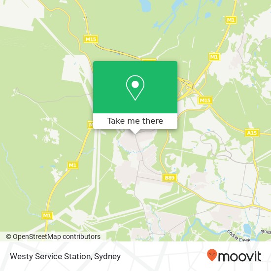 Westy Service Station map