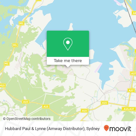 Hubbard Paul & Lynne (Amway Distributor) map
