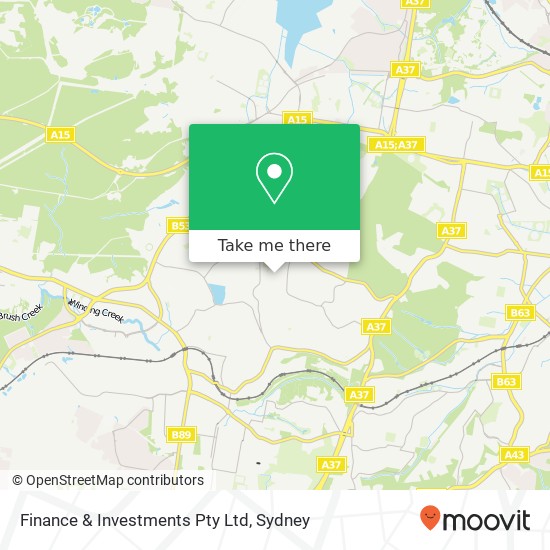 Finance & Investments Pty Ltd map
