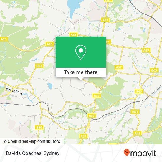 Davids Coaches map