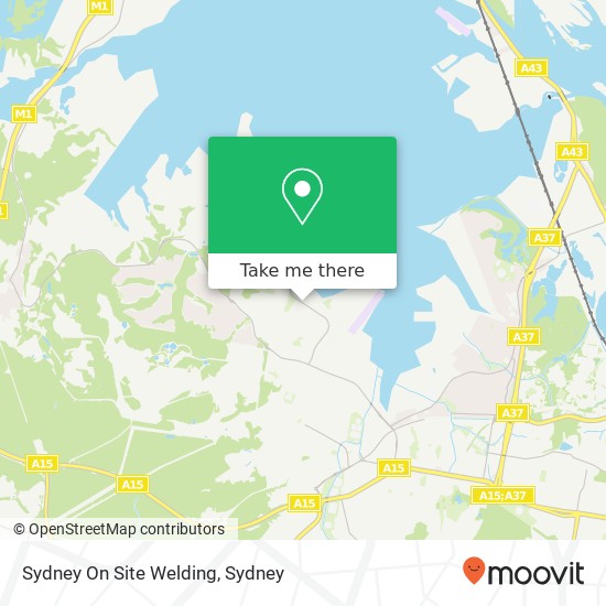 Sydney On Site Welding map