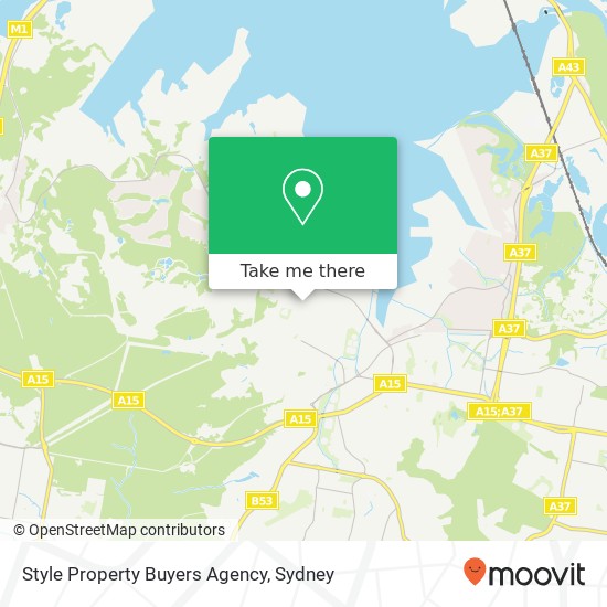 Style Property Buyers Agency map