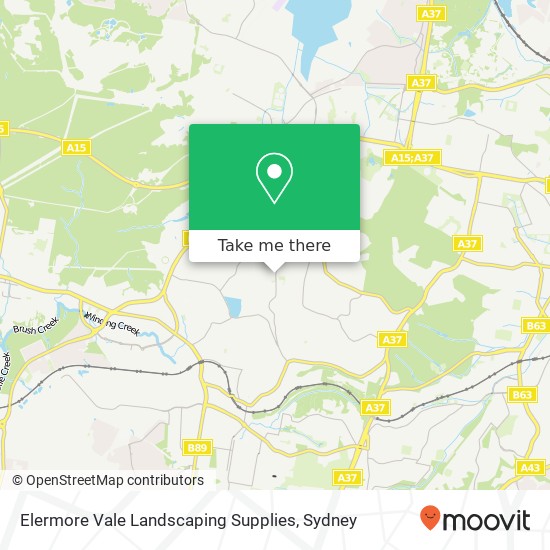 Mapa Elermore Vale Landscaping Supplies