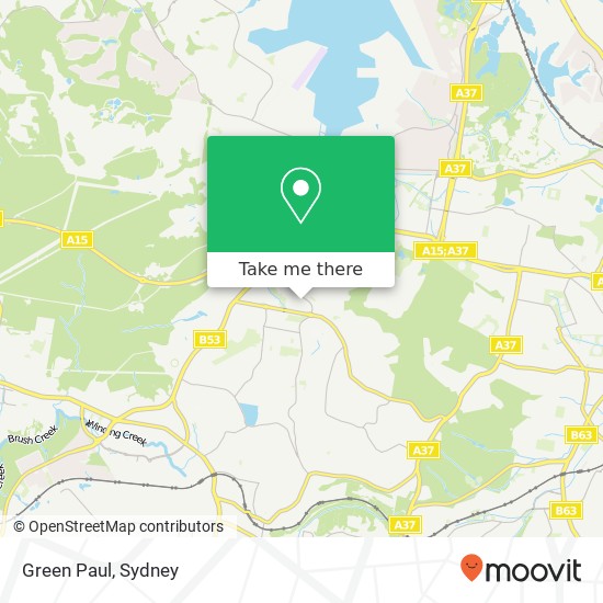 Green Paul map