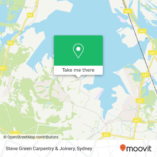 Steve Green Carpentry & Joinery map
