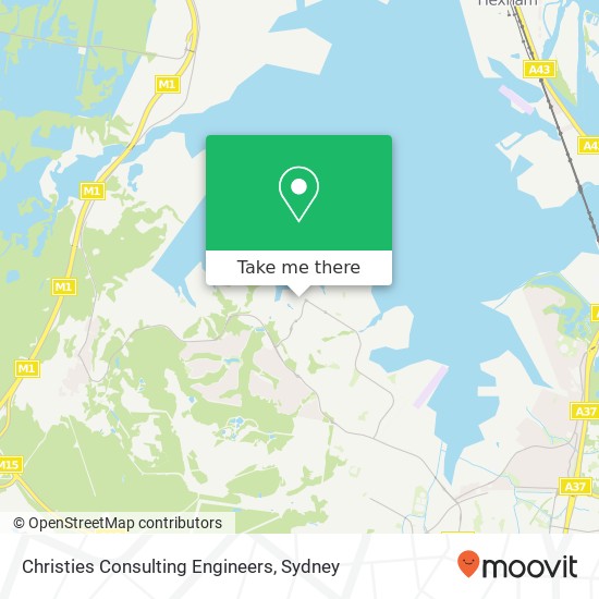 Christies Consulting Engineers map