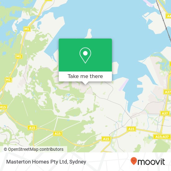 Masterton Homes Pty Ltd map