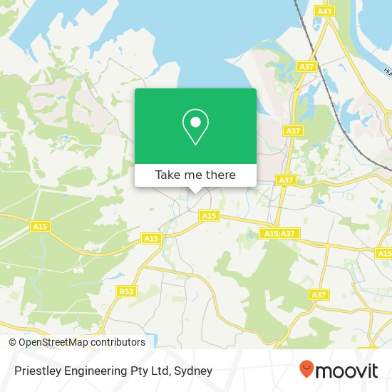 Mapa Priestley Engineering Pty Ltd