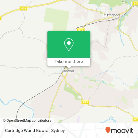 Mapa Cartridge World Bowral