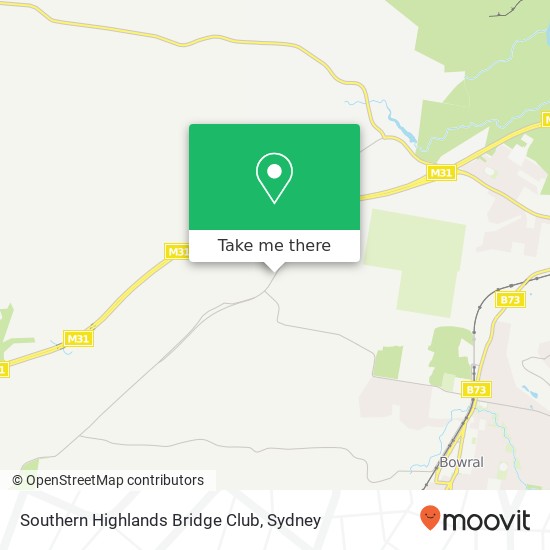 Southern Highlands Bridge Club map