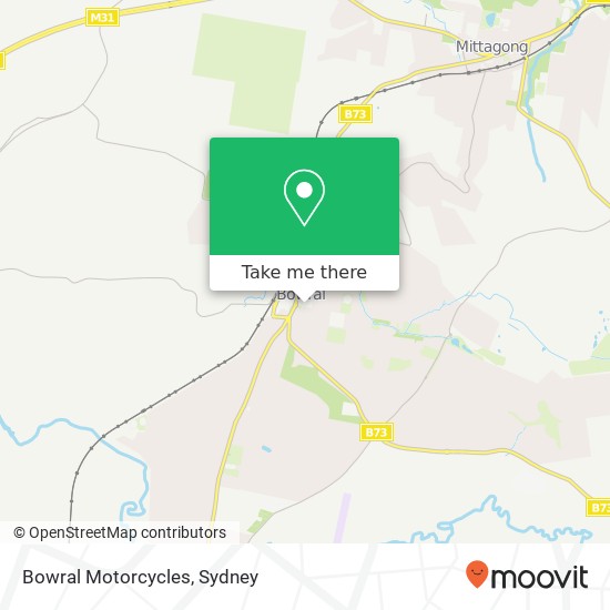 Mapa Bowral Motorcycles