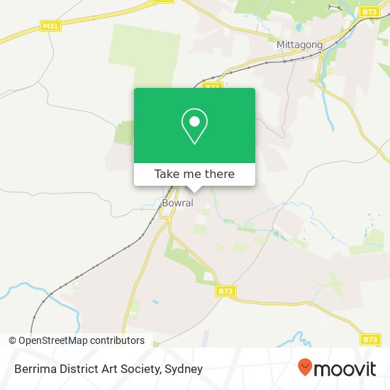 Berrima District Art Society map
