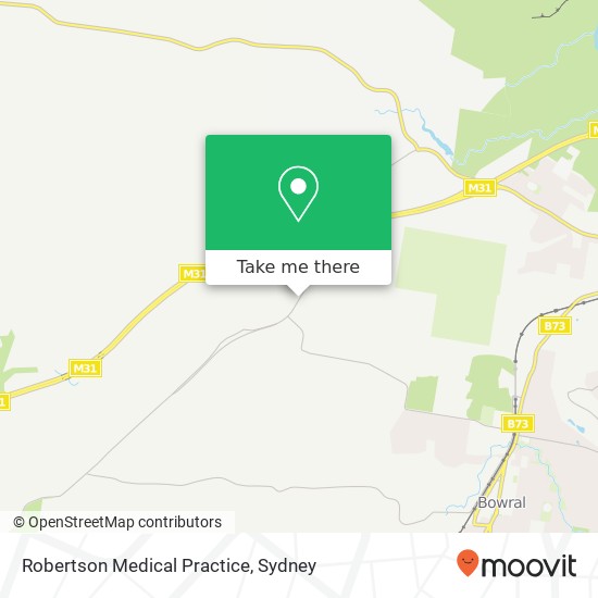 Robertson Medical Practice map
