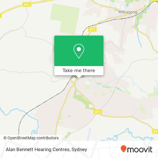Mapa Alan Bennett Hearing Centres