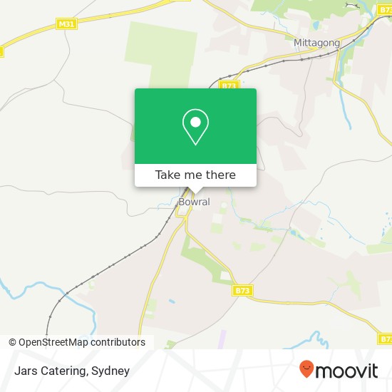 Jars Catering map