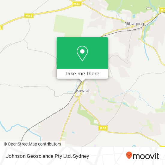 Johnson Geoscience Pty Ltd map