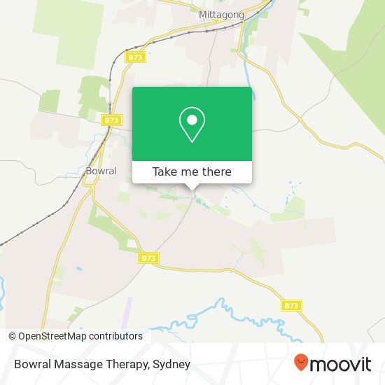 Mapa Bowral Massage Therapy