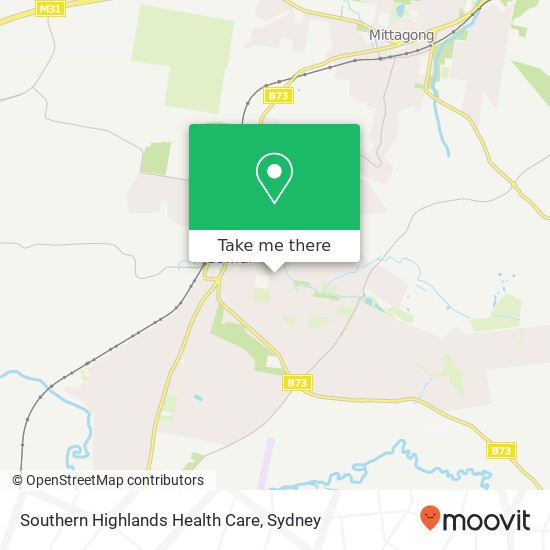 Southern Highlands Health Care map