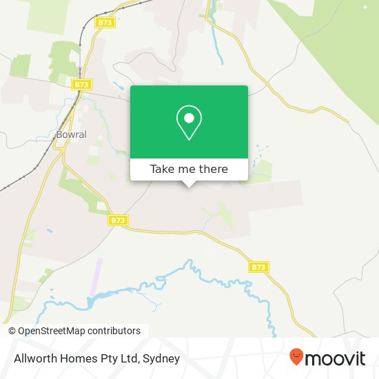 Mapa Allworth Homes Pty Ltd