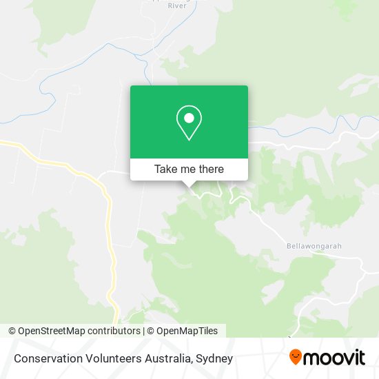 Conservation Volunteers Australia map
