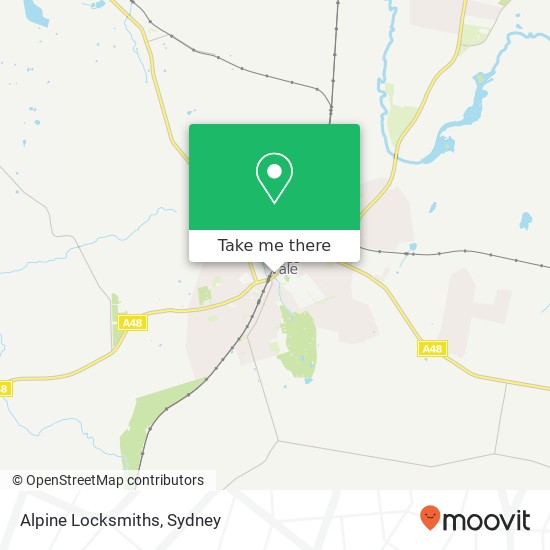 Alpine Locksmiths map