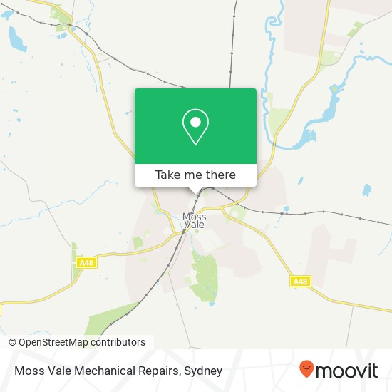 Moss Vale Mechanical Repairs map