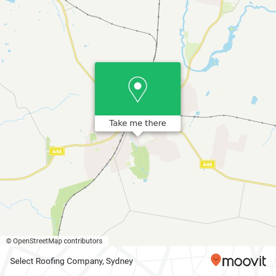 Select Roofing Company map