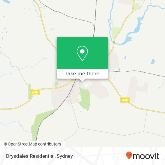 Mapa Drysdales Residential