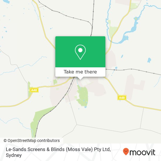 Le-Sands Screens & Blinds (Moss Vale) Pty Ltd map