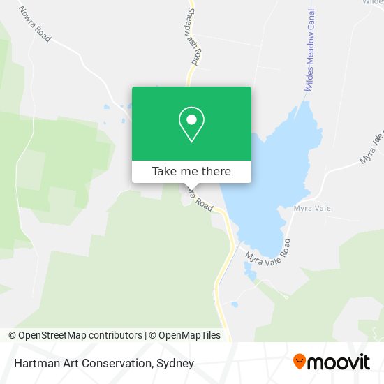 Hartman Art Conservation map