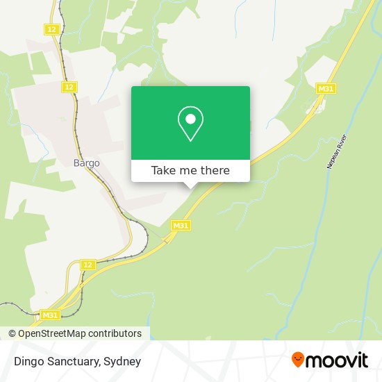 Dingo Sanctuary map