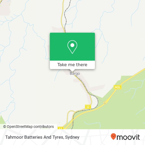 Tahmoor Batteries And Tyres map