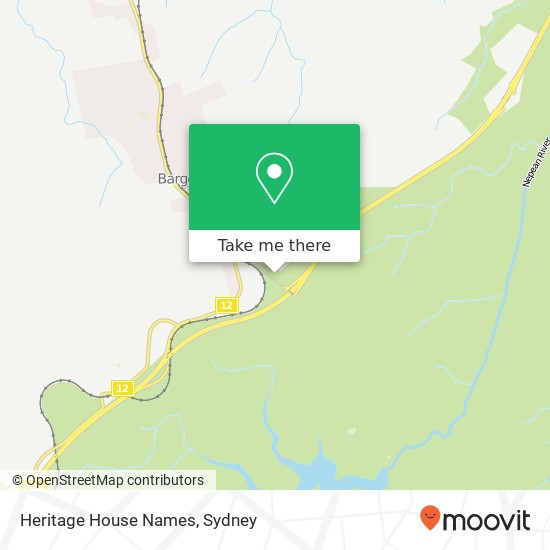 Heritage House Names map