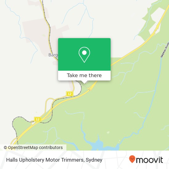 Halls Upholstery Motor Trimmers map
