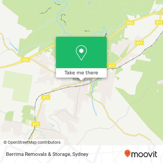 Berrima Removals & Storage map