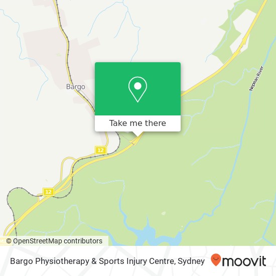Mapa Bargo Physiotherapy & Sports Injury Centre