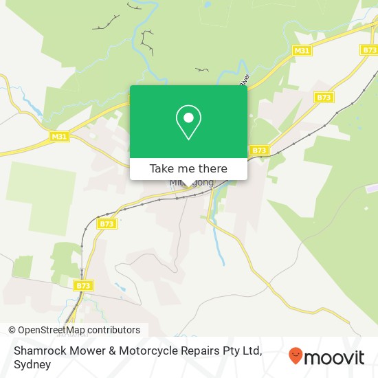 Shamrock Mower & Motorcycle Repairs Pty Ltd map